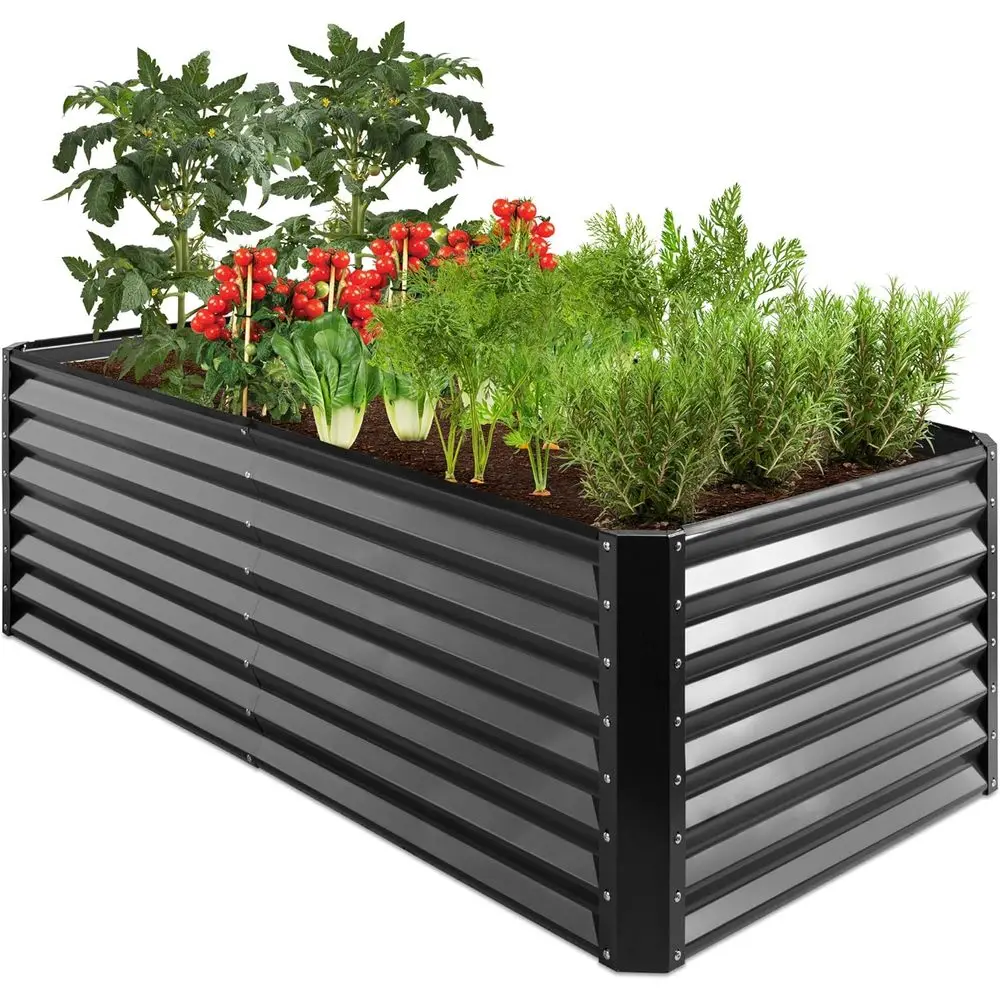 Raised Garden Bed - Большая металлическая приподнятая грядка для сада