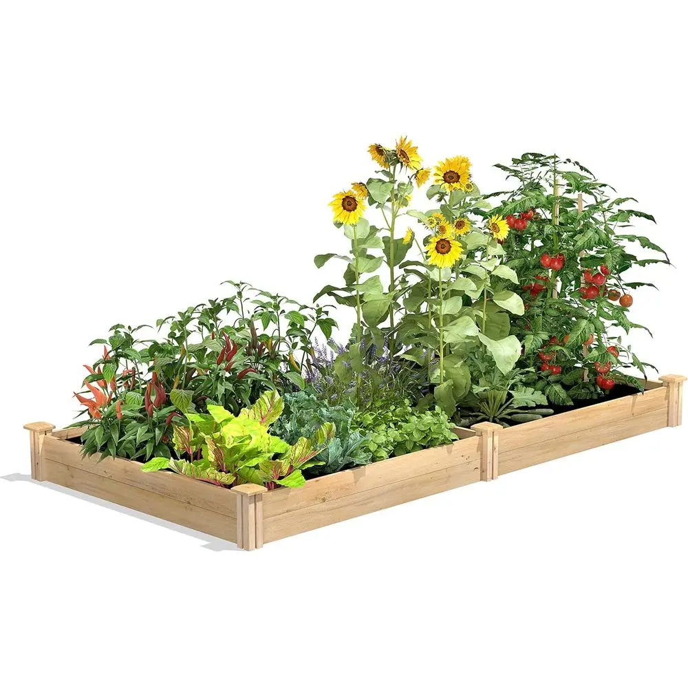 Raised Garden Bed - Приподнятая грядка для овощей, 4' x