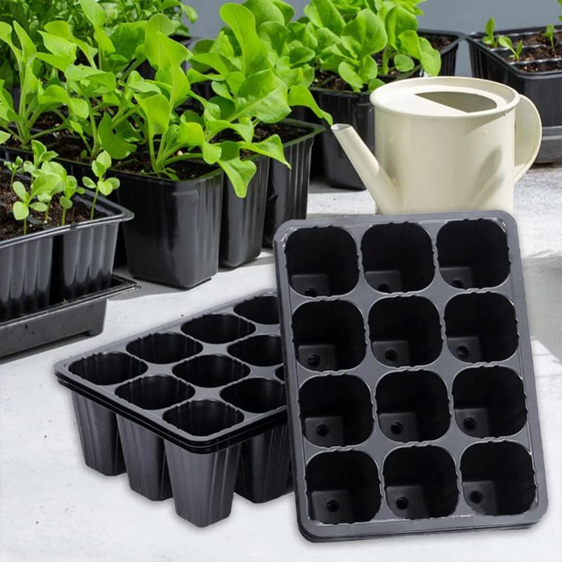 Seed Starter Tray - 12-луночные горшки для рассады овощей, лоток