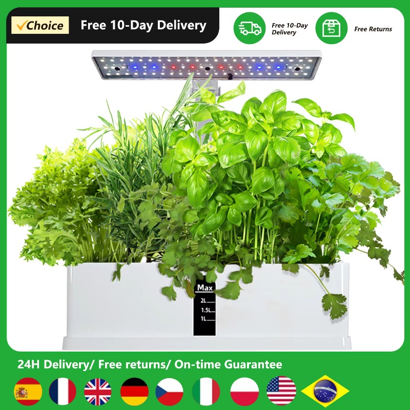 Grow Light Led - 9-секционная умная гидропонная система для выращивания