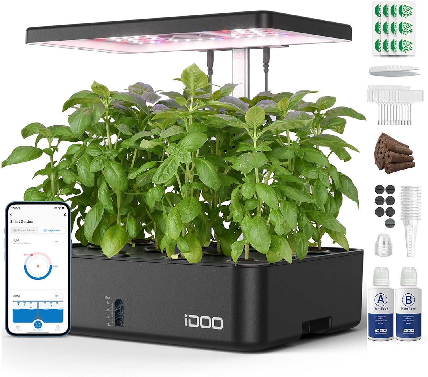 Indoor Herb Garden - 12-модульная гидропонная система для выращивания растений