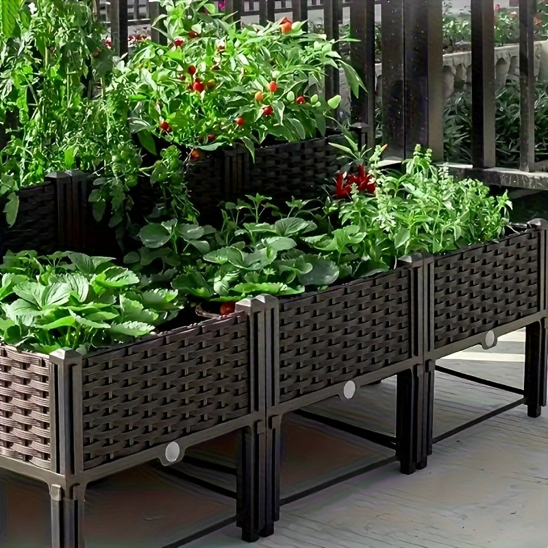 Raised Garden Bed - Приподнятая грядка для сада, высокая кашпо