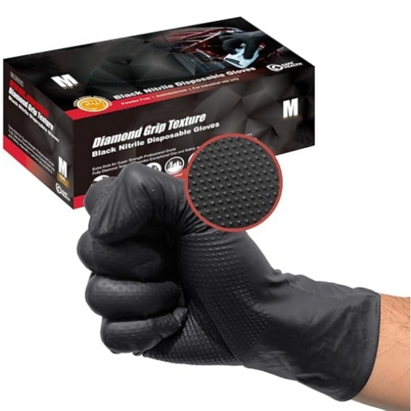 Прочные черные нитриловые перч – обзор и цена Garden Gloves