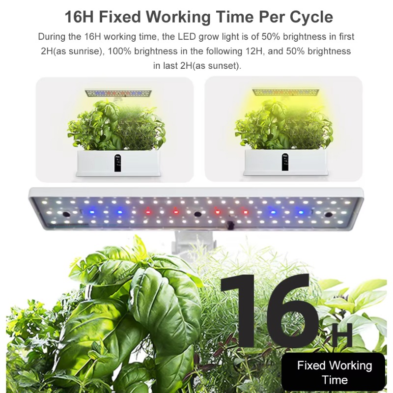 9-секционная умная гидропонная – обзор и цена Grow Light Led