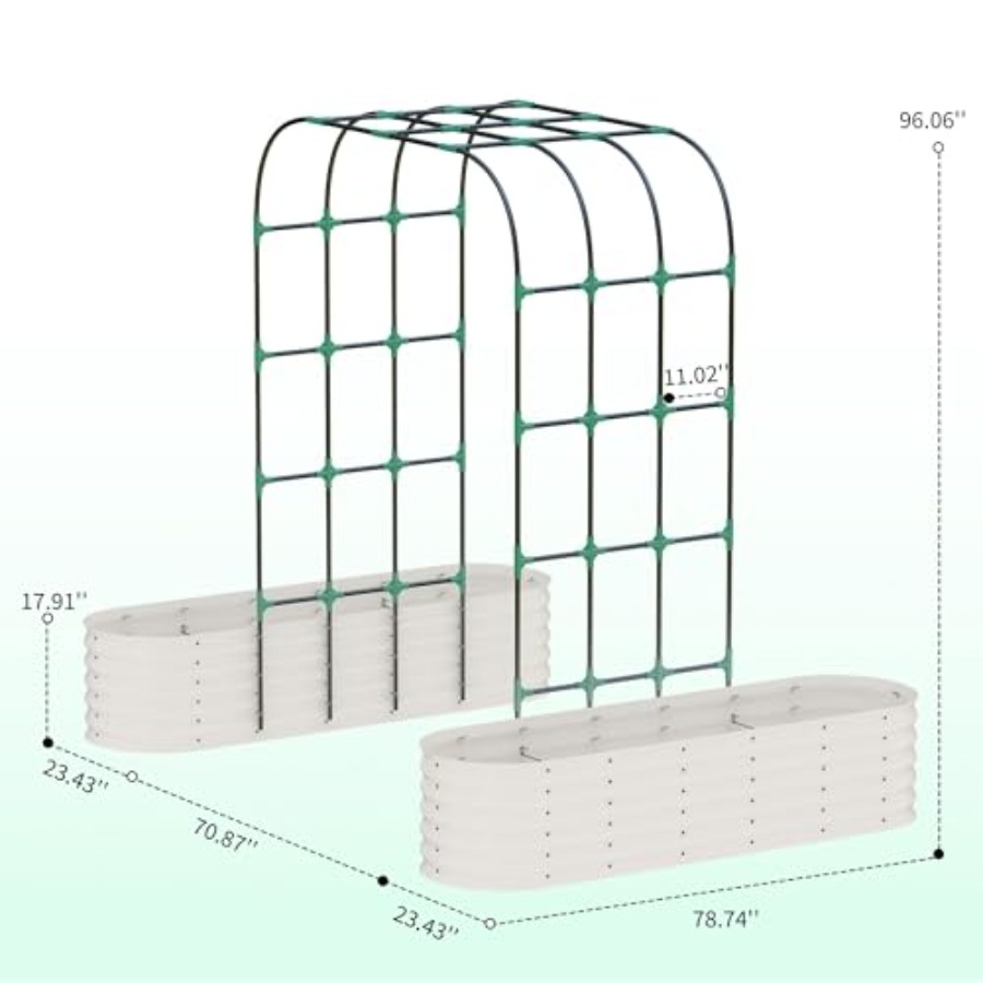 Высокая оцинкованная грядка-кл – обзор и цена Vertical Planter