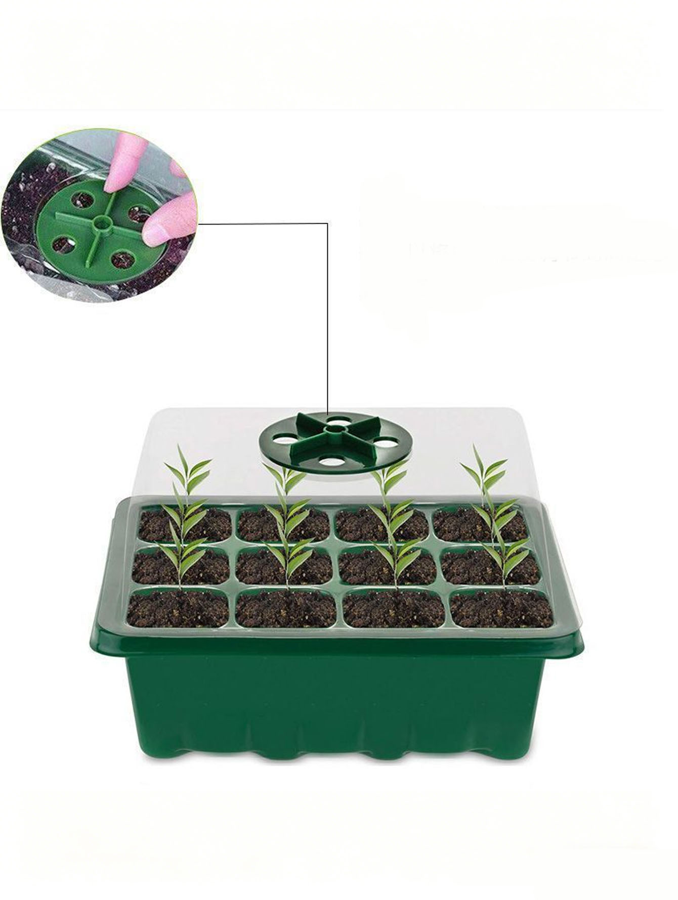1/2 шт. лоток для рассады на 6 – обзор и цена Seed Starter Tray