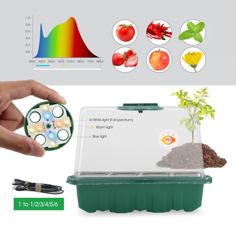 Светодиодные детские горшки с  – обзор и цена Grow Light Led
