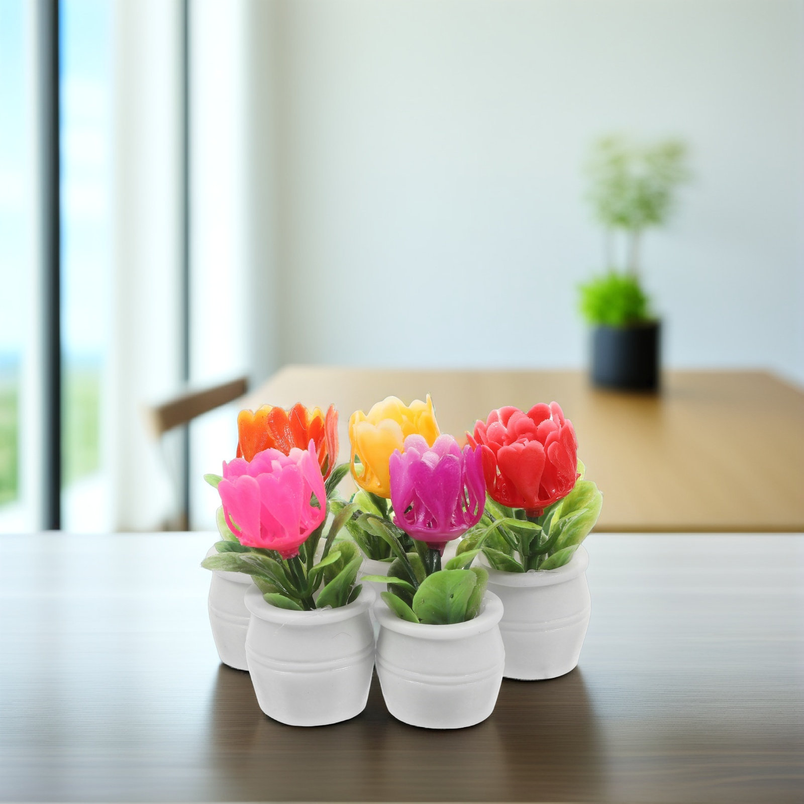 5 шт. искусственных суккуленто – обзор и цена Plant Pot