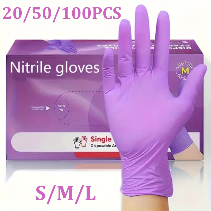50/100 шт. фиолетовые нитрилов – обзор и цена Garden Gloves
