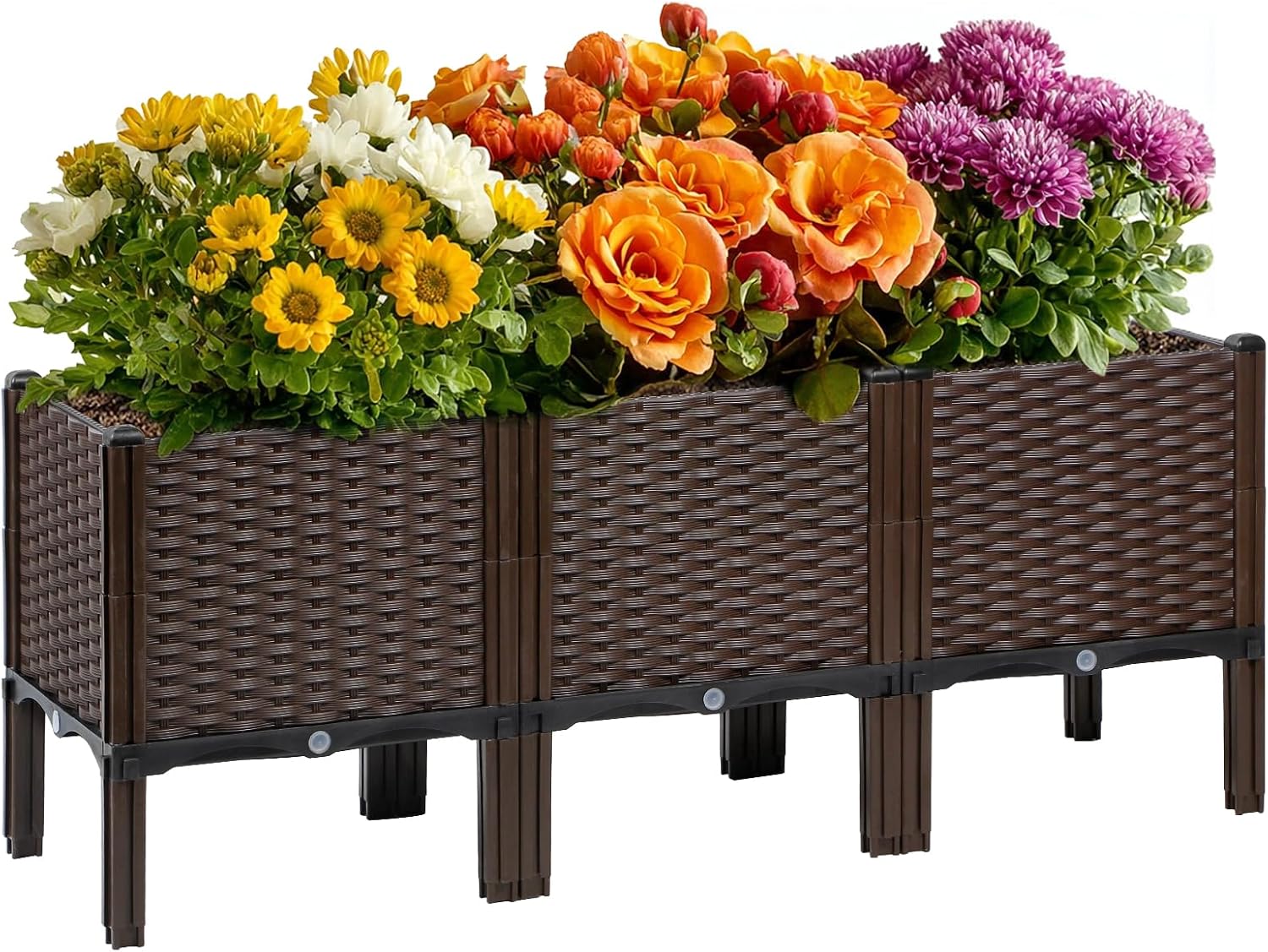 Уличный садовый плетеный кашпо – обзор и цена Self Watering Planter